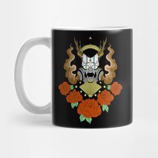 Oni Cyber Geisha Demon Japanese Mug